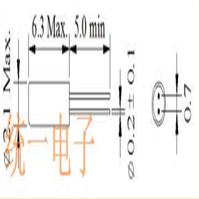 AKER安碁晶振,CT26插件晶体,CT26-32.768-12.5-20-X晶振