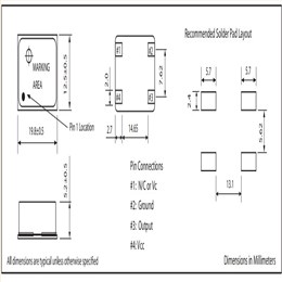 MTI-milliren米利伦晶振,401系列TCXO晶振,低抖动石英晶振