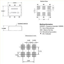 VC-830-HDE-KAAN-125M000000TR,3225mm,Microchip贴片晶振,125MHz