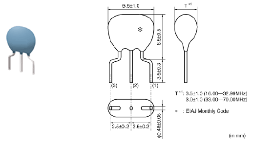 CSTLS16M0X51-A0 6.5-7.0