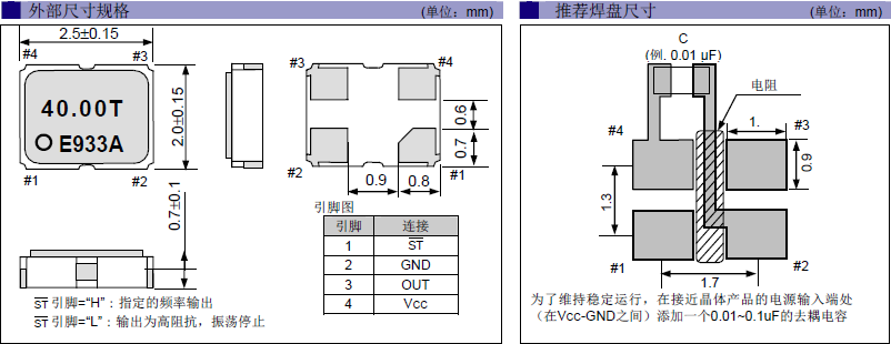 小型SMD晶振,石英晶体谐振器,SG-211SEE晶振