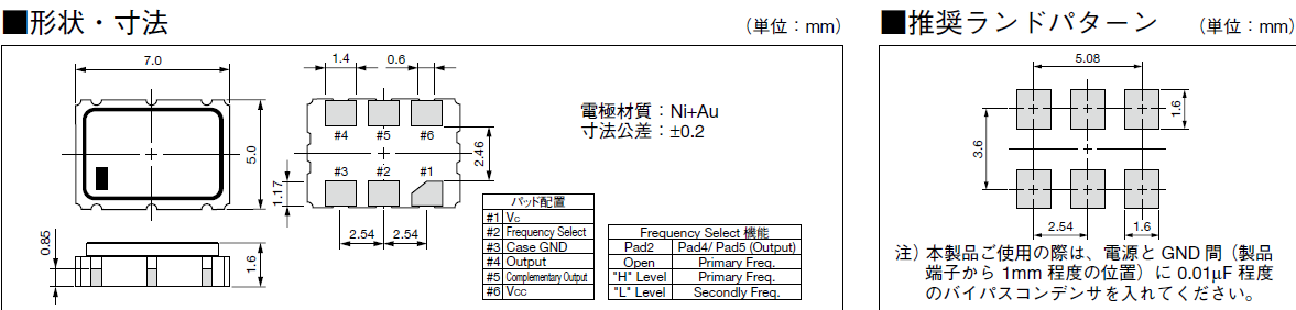 石英晶振,金属面晶振,KV7050GP3晶振