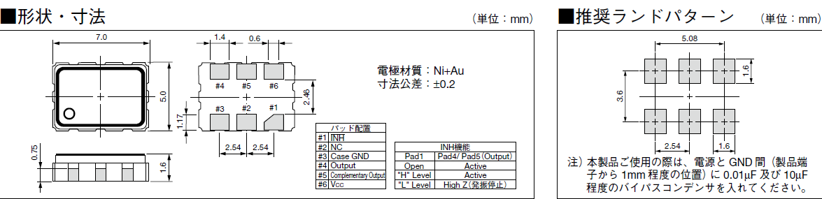 石英晶振,陶瓷面晶振,KC7050PH2晶振