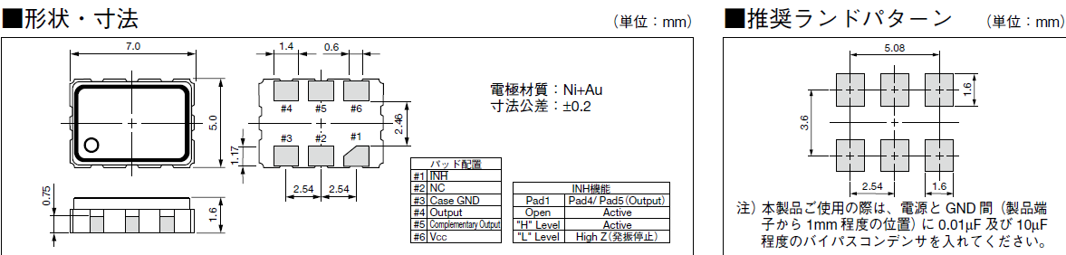 石英晶体振荡器,进口晶振,KC7050PL2晶振