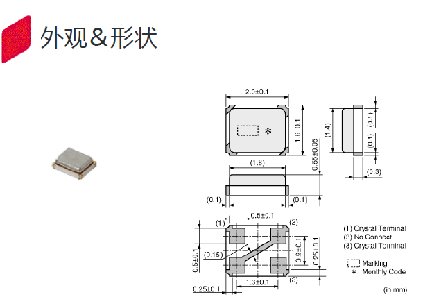 石英晶振,陶瓷面晶振,XRCHA24M000F0A01R0晶振