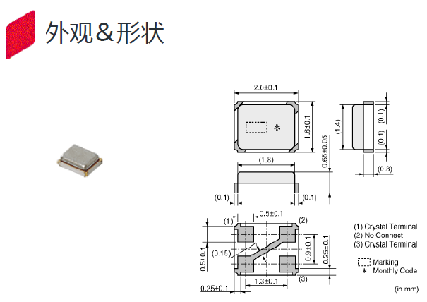 贴片晶振,陶瓷晶振,XRCGB50M000F4M00R0晶振