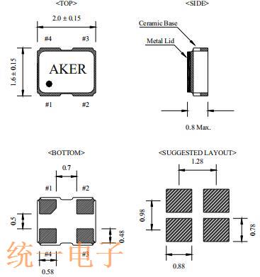 S1-32.768KHz 尺寸