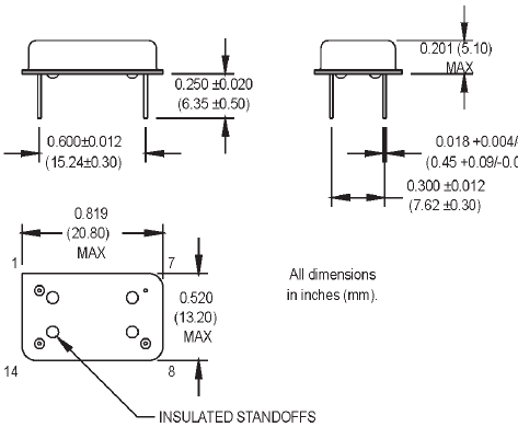 MHO+ 20.8_13.2mm OSC 14pin