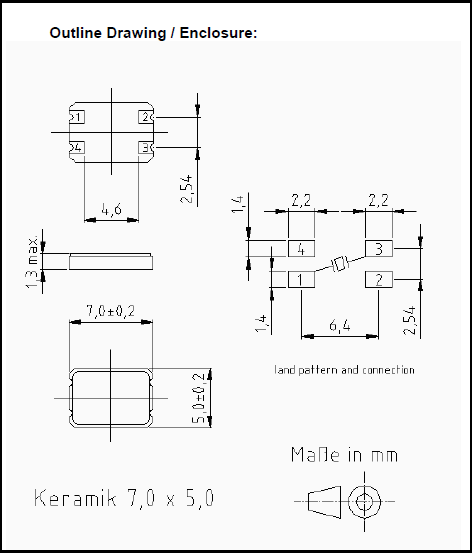KVG高性能晶振,XMP-5135-1A-16pF-30MHz,安防设备6G晶振