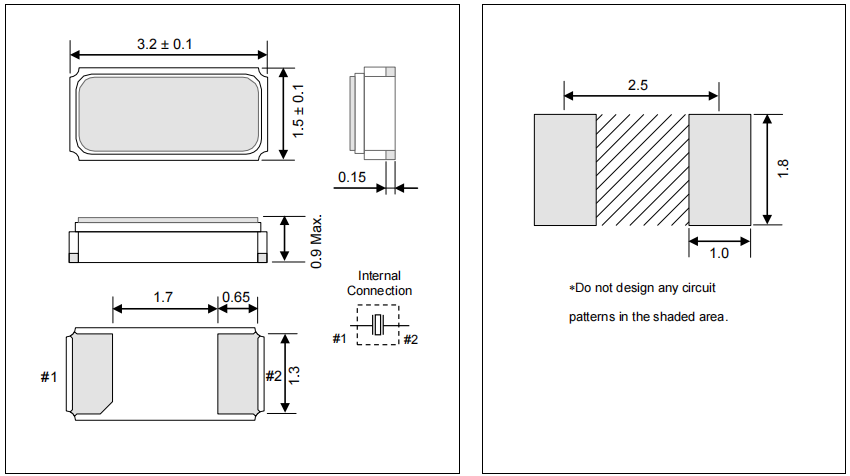 FC3215AN,X1A000161000100,32.768kHz,3215mm,EPSON谐振器